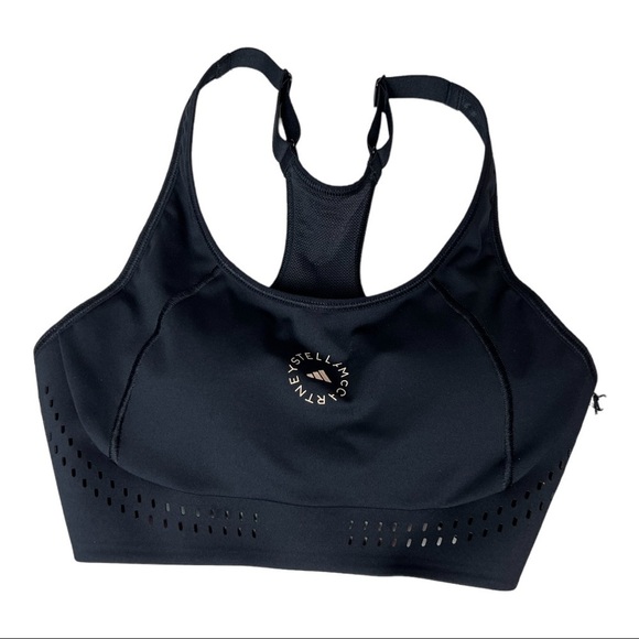 NWT Adidas By Stella McCartney True Purpose Sport Bra Black Size 32B - Picture 5 of 8